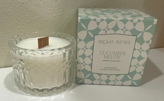 Cucumber Melon Woodwick Candle