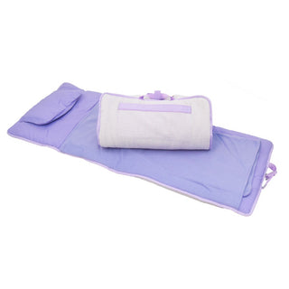 Seersucker Nap Roll | Purple Nap Mat    - Chickie Collective