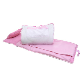 Seersucker Nap Roll | Pink Nap Mat    - Chickie Collective