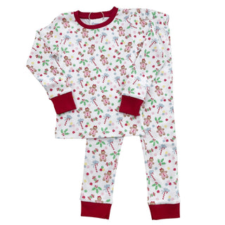 Sweet Dreams Pink Gingerbread Pajama Pant Set' Kids clothes    - Chickie Collective