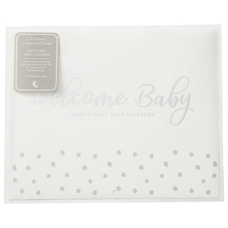 Welcome Baby Keepsake Calendar Newborn Keepsake    - Chickie Collective