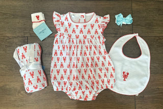 Lil' Snappers Print Flutters Bubble for Baby Girls - Chickie Collective
