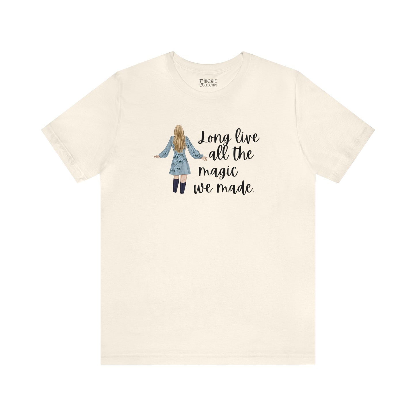Taylor Swift Preppy Picture T-Shirt - Long Live All The Magic We Made T-Shirt Natural S  - Chickie Collective