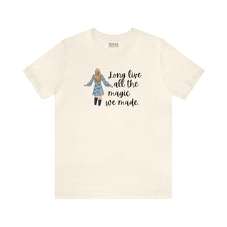 Taylor Swift Preppy Picture T-Shirt - Long Live All The Magic We Made T-Shirt Natural S  - Chickie Collective