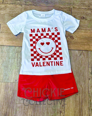 Mama's Valentine Smile Boys Shirt - Chickie Collective