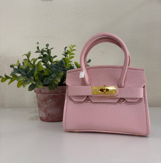 Pink Mini Leather Purse