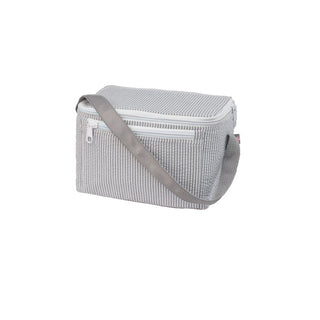 Seersucker Lunch Box | Grey backpack    - Chickie Collective