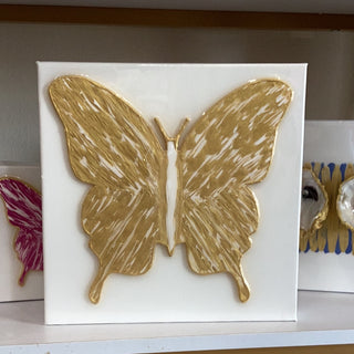 10x10 Butterfly Canvas Butterfly Artwork    - Chickie Collective