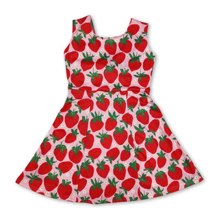 Strawberry Athletic Scallop Dress - Strawberry Designs
