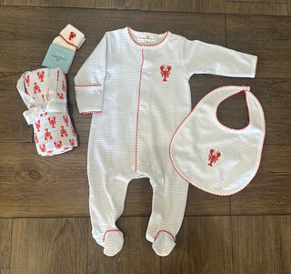Lil' Snappers Embroidered Footie for Baby Comfort and Style - Chickie Collective