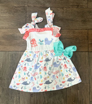 Ocean Friends Girl Summer Dress - Chickie Collective