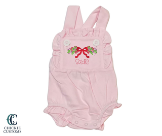 Baby Girl Pink Sun Suit  - Strawberry Designs