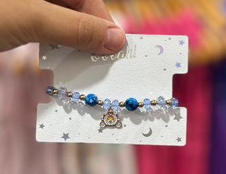 Blue Carriage Kids Charm Bracelet Earrings - Chickie Collective