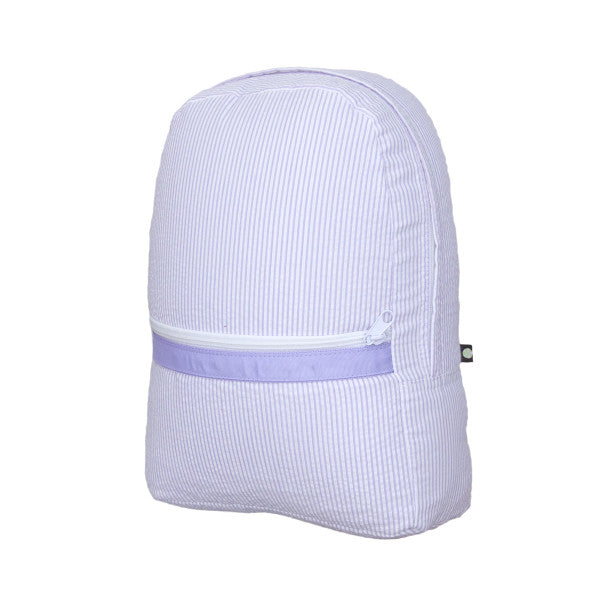 Seersucker Backpack | Purple backpack    - Chickie Collective