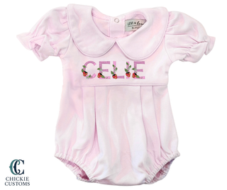 Baby Short Sleeve Pink Bubble  - Strawberry Designs
