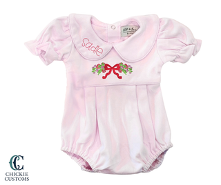 Baby Short Sleeve Pink Bubble  - Strawberry Designs