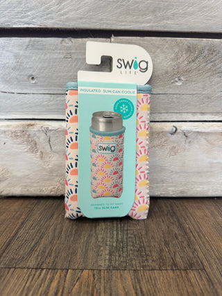 Swig Sun Chaser Slim Can Coolie - Chickie Collective