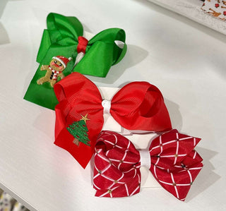 Medium Christmas Bows - Chickie Collective