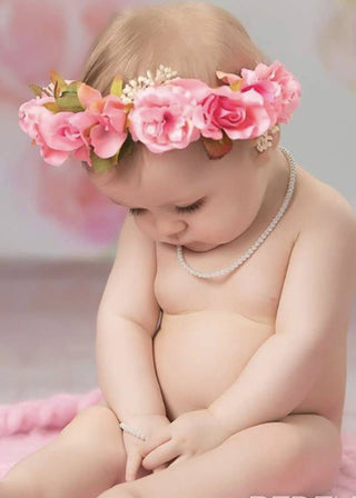 Girls Sterling Silver Strand of Pearls Kids Necklace - Chickie Collective