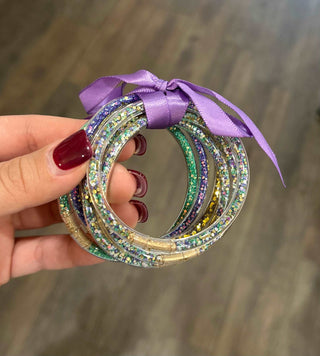 Mardi Gras Confetti Bracelets Bracelet - Chickie Collective