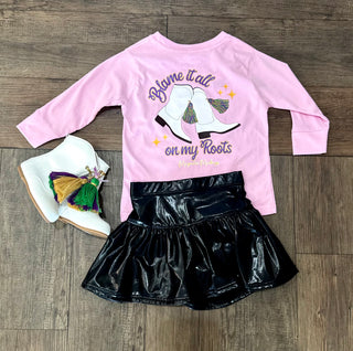 Blame it on my Roots Kids T-Shirt | Mardi Gras Kid's T-shirts - Chickie Collective