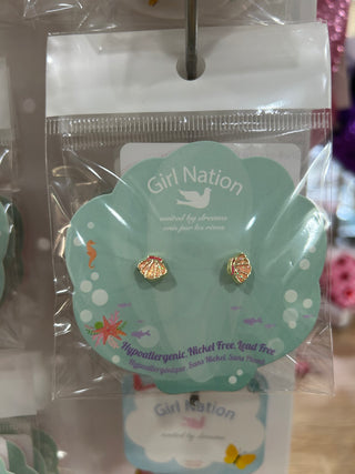 Shell-abrate Cutie Stud Earrings - Chickie Collective