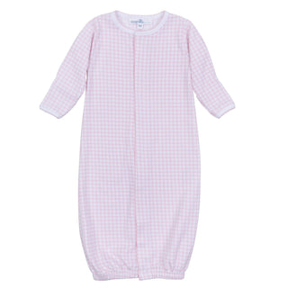 Peek A Boo Wishes Converter Pink Baby Gown - Chickie Collective