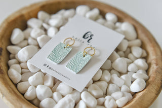 Tenley mini earrings. girls. children. light weight. blue     - Chickie Collective