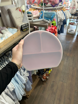 Silicone Plate w/ Lid Kid's Plates - Chickie Collective