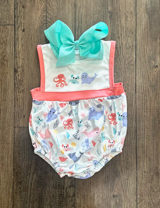 Ocean Friends Summer Boy Bubble - Chickie Collective