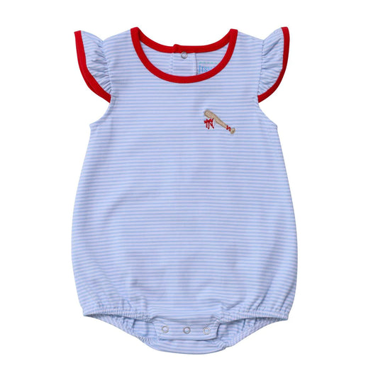 Baseball Flutter Bubble Girl Baby Clothing    - Chickie Collective