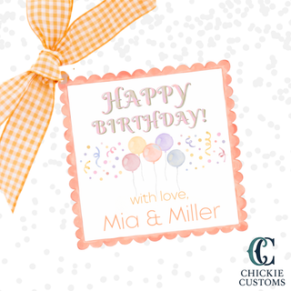 Editable Birthday Gift Tags – Printable Canva Template