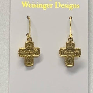 4Way Cross Earrings - Chickie Collective