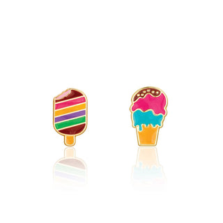 The Perfect Pair | Ice Cream Truck Treats Earrings     - Chickie Collective