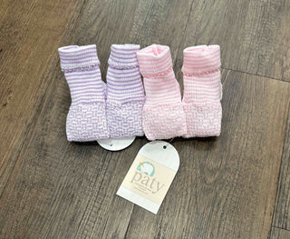 Lavender Paty Booties Baby Clothing    - Chickie Collective