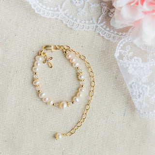 Baptism to Bride™ Baby Cross Bracelet Gift for Baby Girl - Chickie Collective