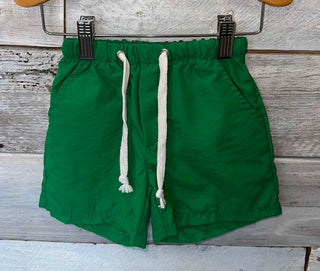 Green Kid Shorts Girls Shorts - Chickie Collective