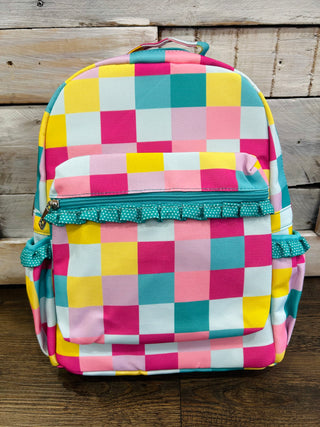 Checkered Backpack