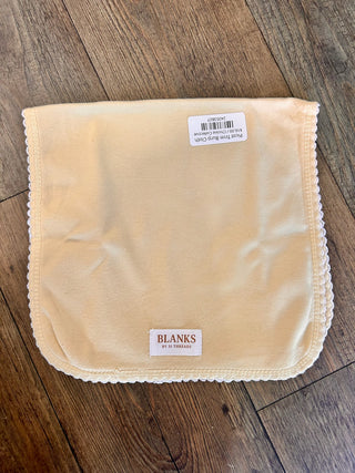 Picot Trim Burp Cloth