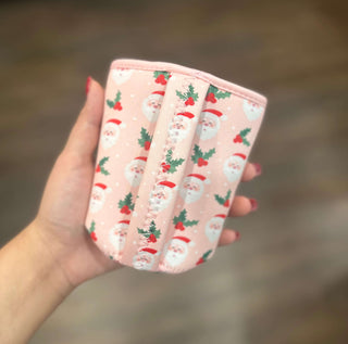 Holly Jolly Iced Cup Coolie Drinkware - Chickie Collective