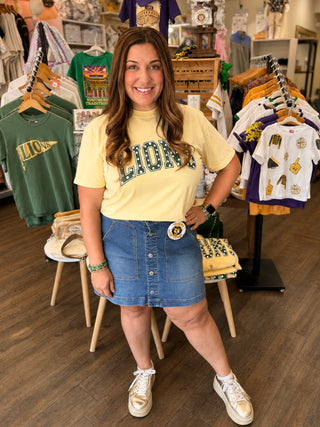 VintageWear Polka Dot Lions Tee - Premium Comfort Colors Fabric