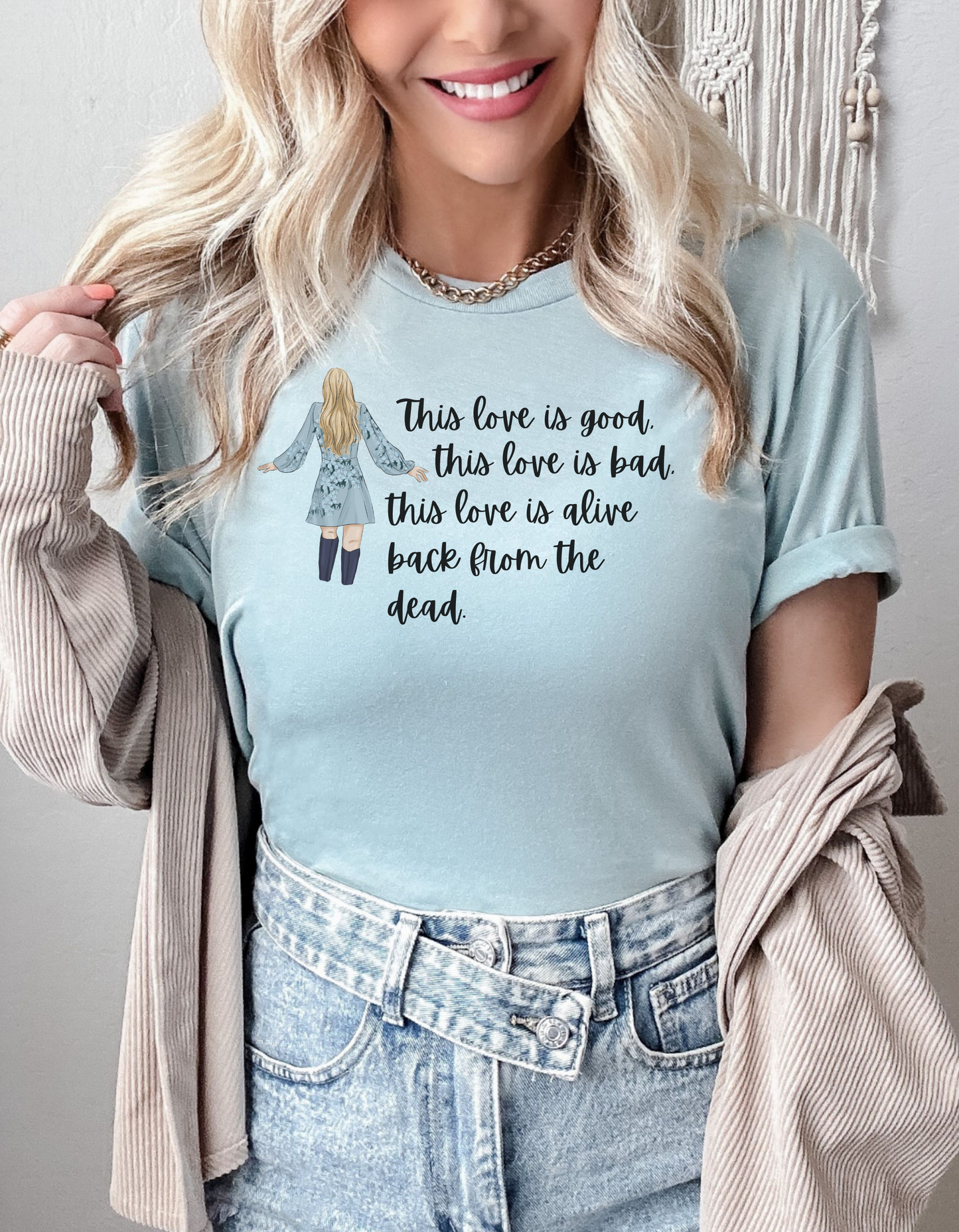 Taylor Swift Preppy Picture T-Shirt - This Love Is Good, This Love Is Bad T-Shirt    - Chickie Collective