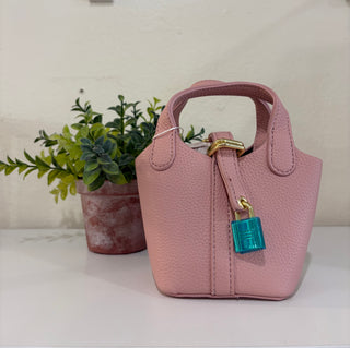 Pink Mini Bucket Purse