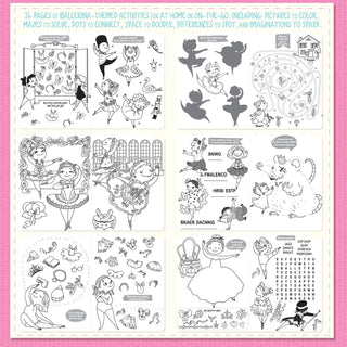 Little Book of Big Fun Activity Book | Pretty Ballerinas     - Chickie Collective