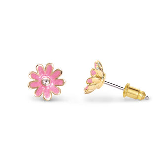 Pink Daisy Cutie Stud Earrings Kid's Jewelry    - Chickie Collective