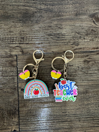 Teacher Keychains - Chickie Collective