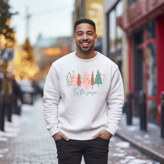 White Christmas Tree Sweatshirt |  Crewneck, Christmas Tree Sweatshirt, Holiday Sweaters for Women, Winter Sweatshirt Sweatshirt    - Chickie Collective