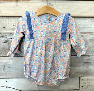 Frankie Floral Bubble Baby Clothing    - Chickie Collective