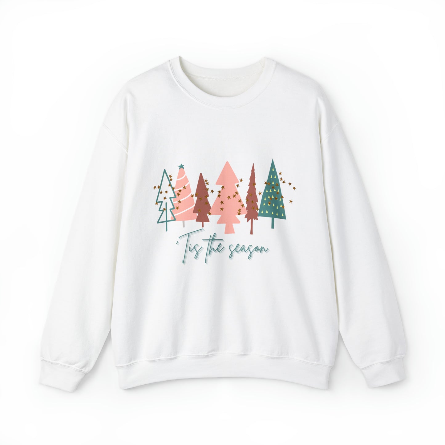 White Christmas Tree Sweatshirt |  Crewneck, Christmas Tree Sweatshirt, Holiday Sweaters for Women, Winter Sweatshirt Sweatshirt S White  - Chickie Collective