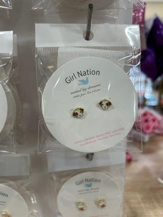 Perky Puppy Cutie Stud Earrings - Chickie Collective